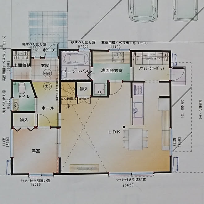 部屋全体 記録用 マイホーム 吹抜け リビング階段 などのインテリア実例 18 10 17 13 10 19 Roomclip ルームクリップ