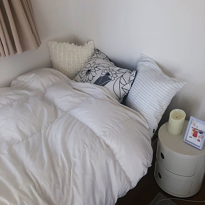 フランフラン/一人暮らし/無印良品/ベッド周り/一人暮らし 1R...などのインテリア実例 - 2019-11-17 09:17:17