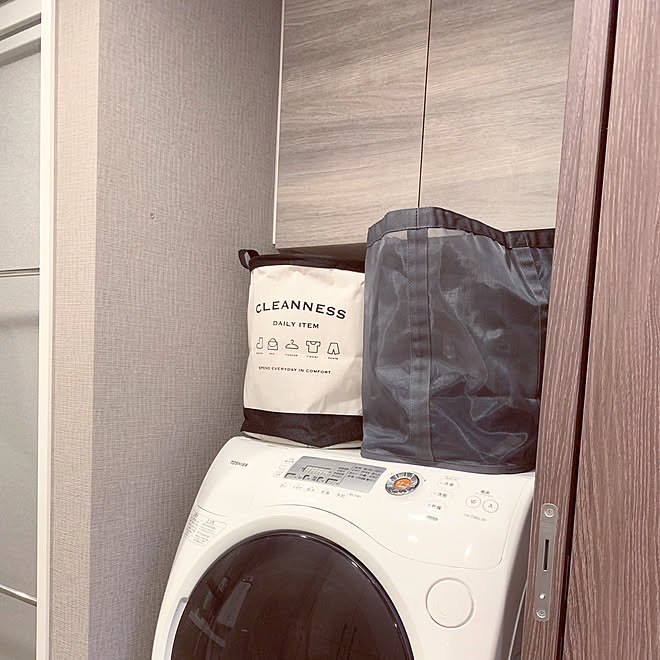 マンション マンションインテリア マンション暮らし 洗濯かご 洗濯機上収納 などのインテリア実例 19 06 01 15 21 31 Roomclip ルームクリップ