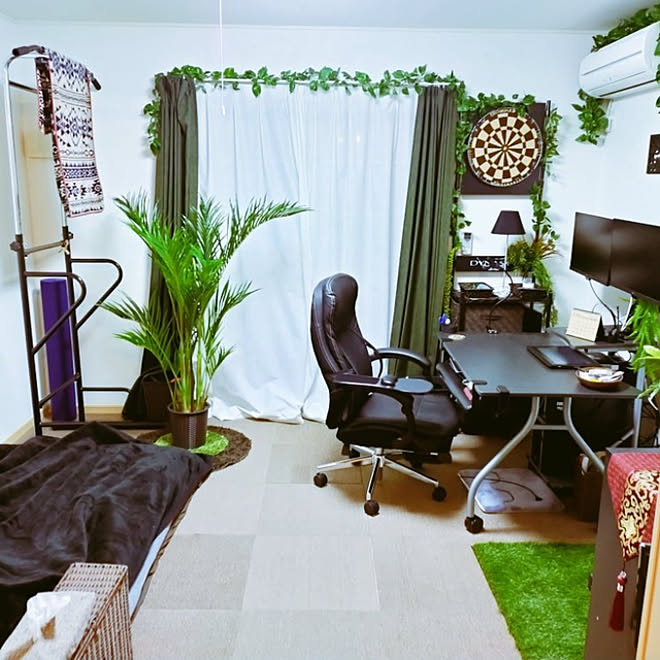 観葉植物 フェイクグリーン ニトリのインテリア実例 22 03 19 03 43 52 Roomclip ルームクリップ