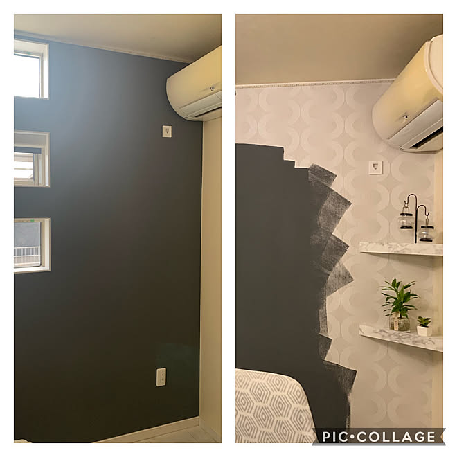 リビング ビバホームセンターで購入 ペンキ塗り Diy初心者 Diy などのインテリア実例 21 01 10 23 04 25 Roomclip ルームクリップ