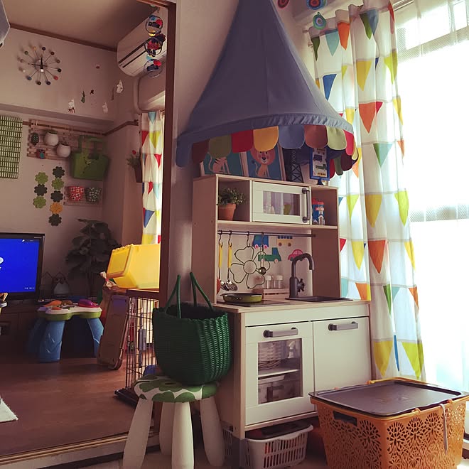 Ikea 100均 雑貨 北欧 子供部屋 などのインテリア実例 15 05 08 14 01 27 Roomclip ルームクリップ