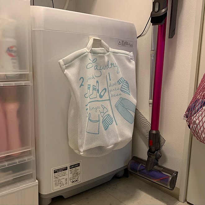 洗濯機自体も収納スペース/もったいないスペース/吊り下げ収納/収納/洗濯機周り...などのインテリア実例 - 2019-11-15 15:32:21