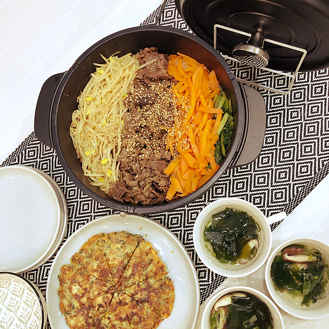 山善さんレシピ ビビンバ Ikea 山善食卓部 キャセロールアンバサダー などのインテリア実例 03 22 10 45 04 Roomclip ルームクリップ
