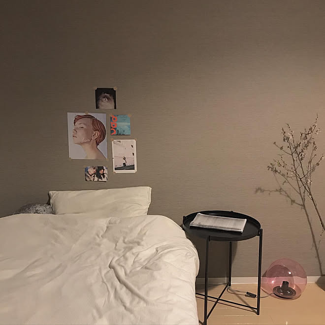 ベッド周り 韓国インテリア Ikea 一人暮らし インダストリアル などのインテリア実例 04 12 01 04 40 Roomclip ルームクリップ