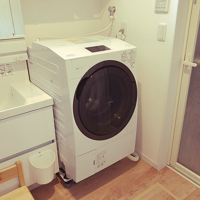 ドラム式洗濯乾燥機/東芝ザブーン/東芝/ホワイトインテリア/バス/トイレのインテリア実例 20200916 101803