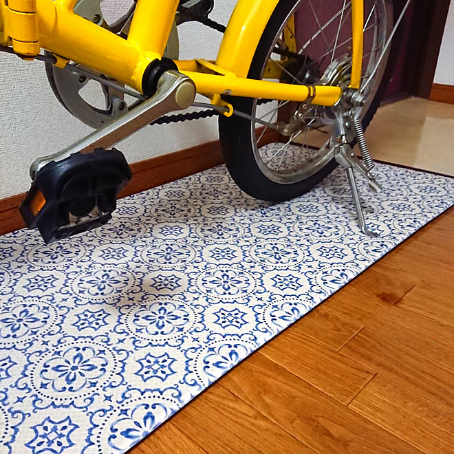 玄関 入り口 ニトリ 一人暮らし 自転車置き場 レトロ などのインテリア実例 19 04 12 00 57 59 Roomclip ルームクリップ
