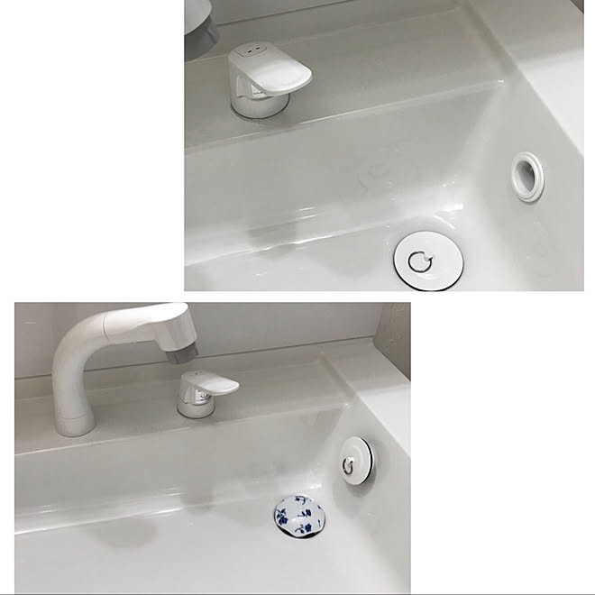 Toto洗面台vシリーズ 排水口蓋 Toto Toto 洗面台 バス トイレのインテリア実例 19 09 14 07 47 55 Roomclip ルームクリップ