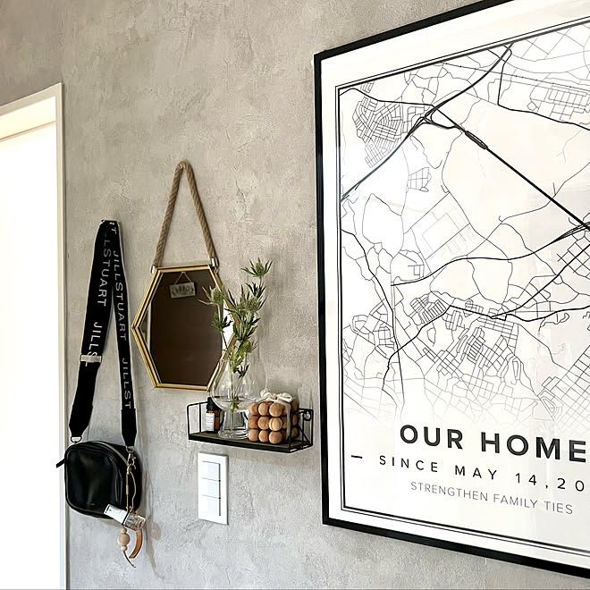 玄関ホール 玄関ディスプレイ モルタル風 のりなし壁紙 タッカー などのインテリア実例 22 07 14 23 07 04 Roomclip ルームクリップ 玄関ホール 玄関ディスプレイ モルタル風 のりなし壁紙 タッカー などのインテリア実例 22 07 14 23 07 04 Roomclip ルームクリップ