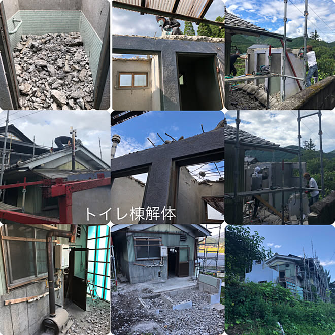 解体工事中 建物外観 古民家再生 築80年 古民家再生記録 などのインテリア実例 09 09 10 36 27 Roomclip ルームクリップ