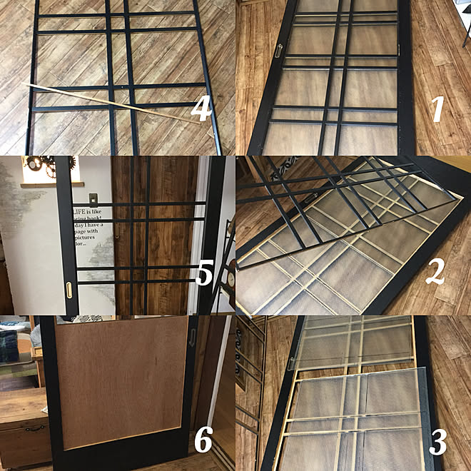 引き戸リメイク 引き戸 ガラス引き戸リメイク ガラス引き戸 Diy などのインテリア実例 18 06 17 18 44 52 Roomclip ルームクリップ