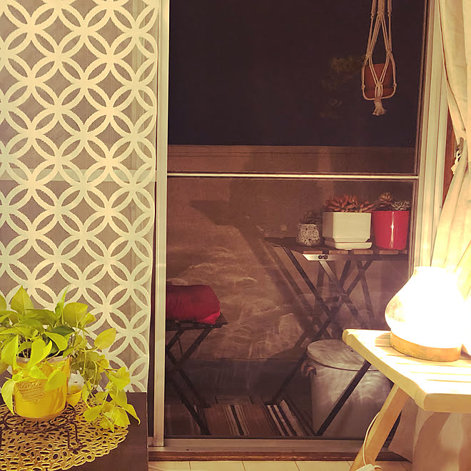 築40年賃貸/観葉植物/賃貸マンション/IKEA/ベランダ...などのインテリア実例 - 2020-02-14 20:34:31