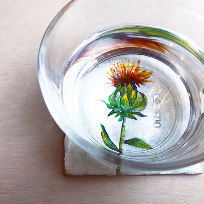 イラスト手書き 絵付け 植物のある暮らし Flowers 花のある暮らし などのインテリア実例 21 03 11 47 54 Roomclip ルームクリップ