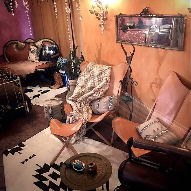 フェイクグリーン/ヴィンテージ/ウエスタン/サンタフェ/BOHO...などのインテリア実例 - 2019-11-15 23:22:48