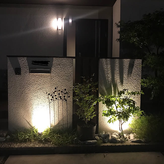 ひかりのマルシェ ひかりノベーション タカショー ガーデンライト モニター当選 などのインテリア実例 08 22 10 37 47 Roomclip ルームクリップ