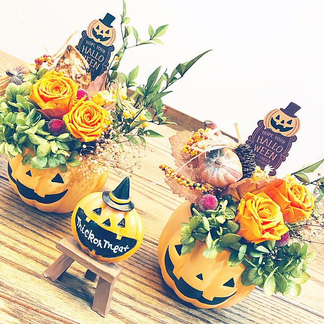 ハロウィン/薔薇/アトリエ/ローズ/プリザーブドフラワー...などのインテリア実例 - 2019-09-20 19:27:21