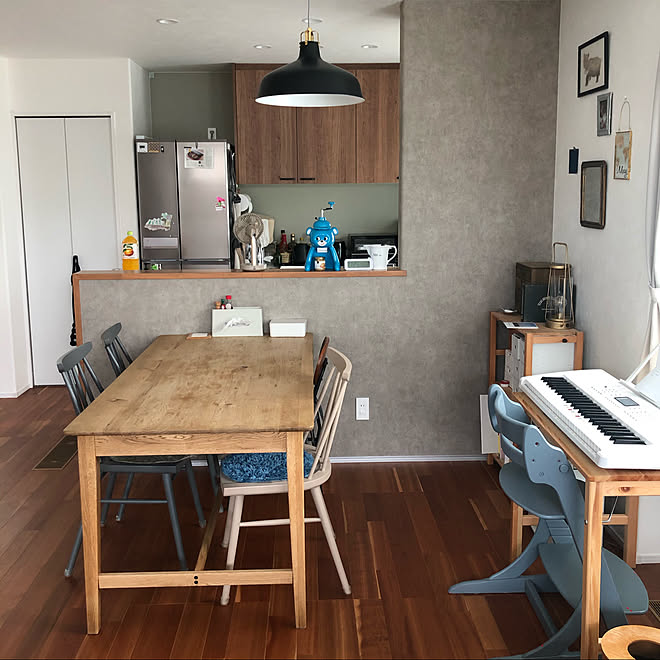 マイホーム記録 壁紙 Ikea 子供のいる暮らし ウッドワン などのインテリア実例 07 19 21 11 03 Roomclip ルームクリップ
