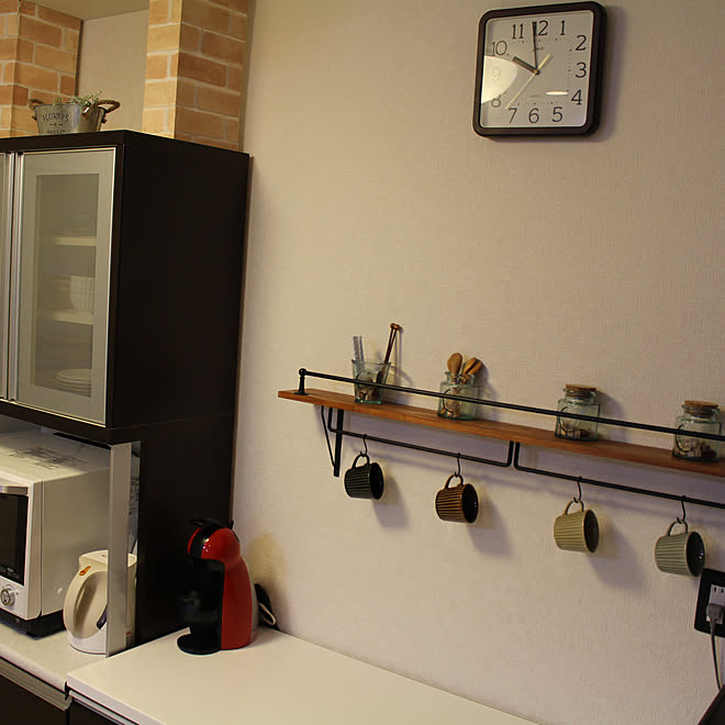 カインズホーム キッチンdiy アイアンバー Diy カフェ風 などのインテリア実例 19 06 15 23 11 16 Roomclip ルームクリップ