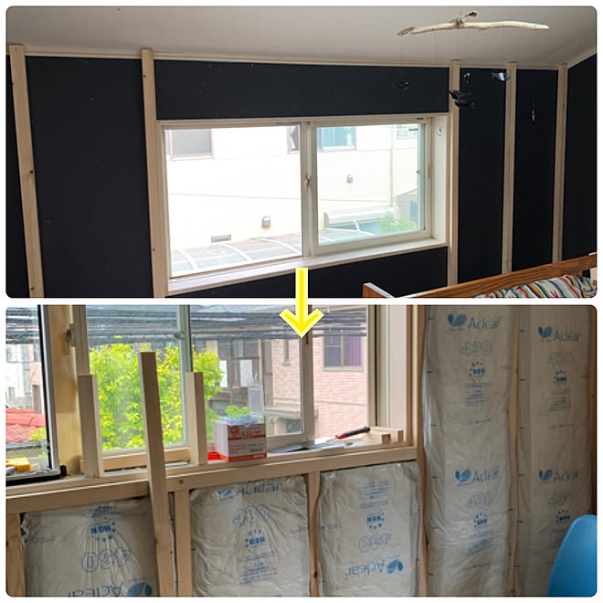 音楽部屋 遮音シート 防音室 Diy 息子部屋 壁 天井のインテリア実例 05 12 17 06 13 Roomclip ルームクリップ