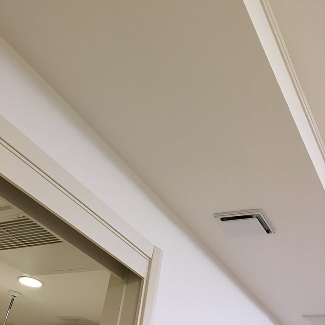 リビングダイニング 洗面室 ダクト 天井下がり 第1種換気 などのインテリア実例 19 08 07 22 58 21 Roomclip ルームクリップ