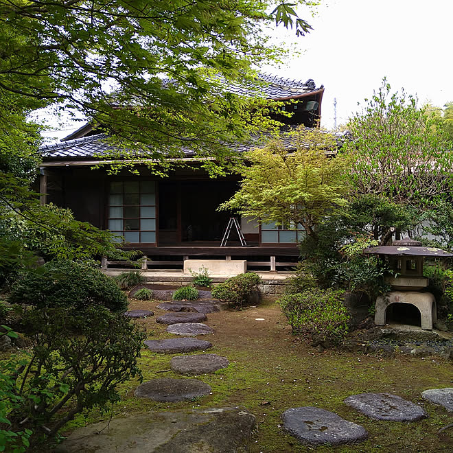 古民家 お掃除 庭 瓦チップのインテリア実例 21 04 04 19 29 Roomclip ルームクリップ