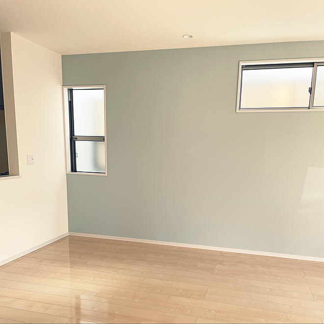 みずいろの壁 アクセントクロス 壁紙 リビングのインテリア実例 22 01 04 18 22 38 Roomclip ルームクリップ