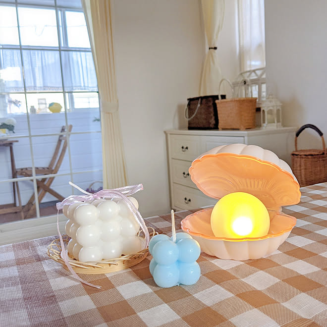 ハンドメイド リメイク セリア ダイソー ボンボンキャンドル などのインテリア実例 05 19 18 05 04 Roomclip ルームクリップ