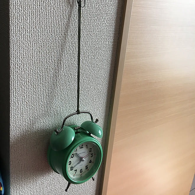 目覚まし時計 時計の勉強 子供用に 時計 賃貸アパート などのインテリア実例 19 10 27 11 49 13 Roomclip ルームクリップ