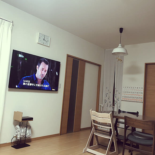 建売 こどもと暮らす テレビ 壁掛け 壁掛けテレビ などのインテリア実例 02 17 00 18 59 Roomclip ルームクリップ