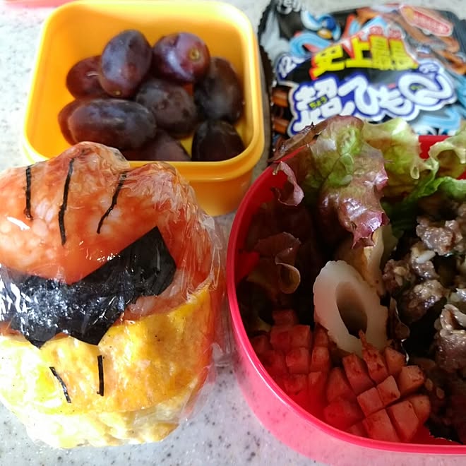 キッチン お弁当完成 キャラ弁初心者 キャラ弁 男の子のお弁当 などのインテリア実例 16 06 30 22 19 05 Roomclip ルームクリップ