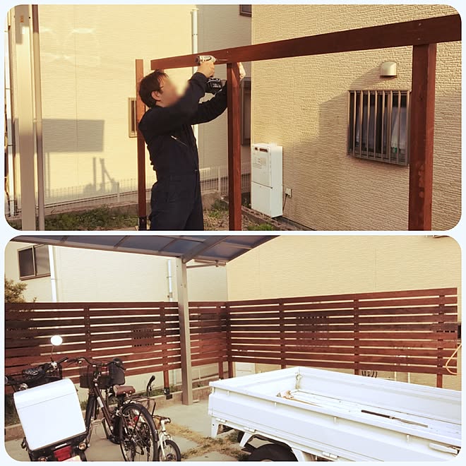 柵 駐車場 玄関 入り口 フェンスdiy Diy などのインテリア実例 17 04 22 19 44 51 Roomclip ルームクリップ 柵 駐車場 玄関 入り口 フェンスdiy Diy などのインテリア実例 17 04 22 19 44 51 Roomclip ルームクリップ