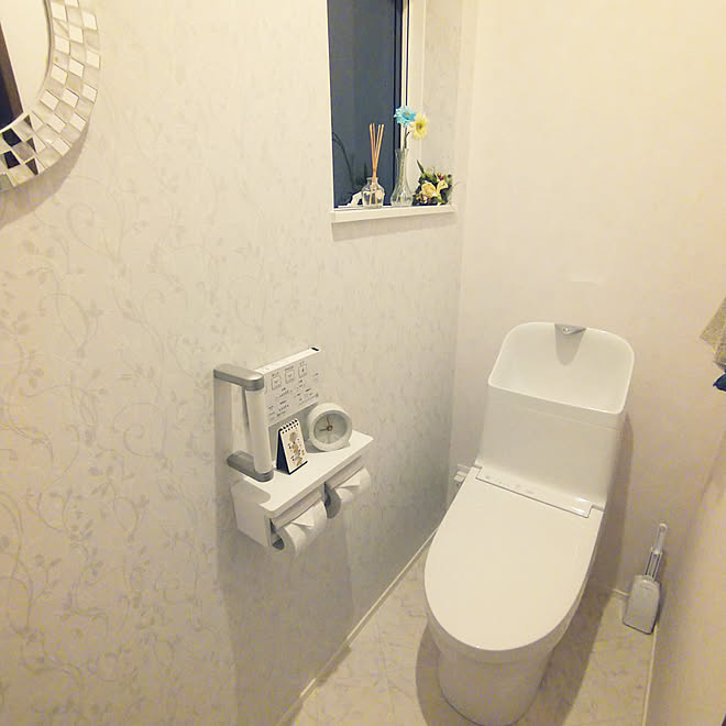 バス トイレ Totoトイレ 置き時計 フランフランミラー アートフラワー などのインテリア実例 21 06 05 18 44 17 Roomclip ルームクリップ バス トイレ Totoトイレ 置き時計 フランフランミラー アートフラワー などのインテリア実例 21 06 05 18 44 17 Roomclip ルームクリップ