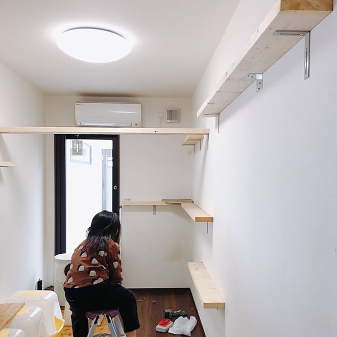 猫のための部屋づくり 猫のためのdiy 猫のいる生活 猫のいる暮らし 多頭飼い などのインテリア実例 21 01 11 16 10 38 Roomclip ルームクリップ
