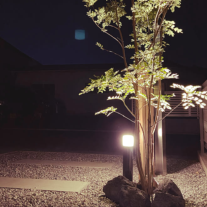 ひかりのマルシェ ひかりノベーション タカショー ガーデンライト 間のひかりのインテリア実例 08 23 22 08 27 Roomclip ルームクリップ