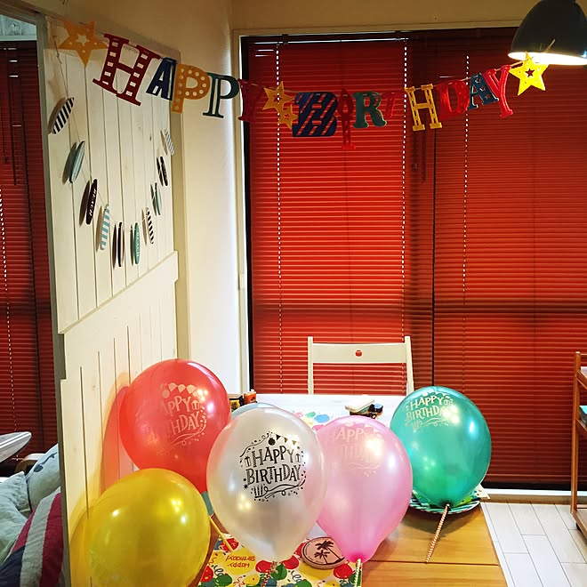 部屋全体/AWESOME STORE/来年は、もっと頑張るぞっ!!!/簡単飾り付け(´._.`)ごめんねっ。/旦那が居ない間にダッシュで...などのインテリア実例 - 2016-08-28 11:50:31