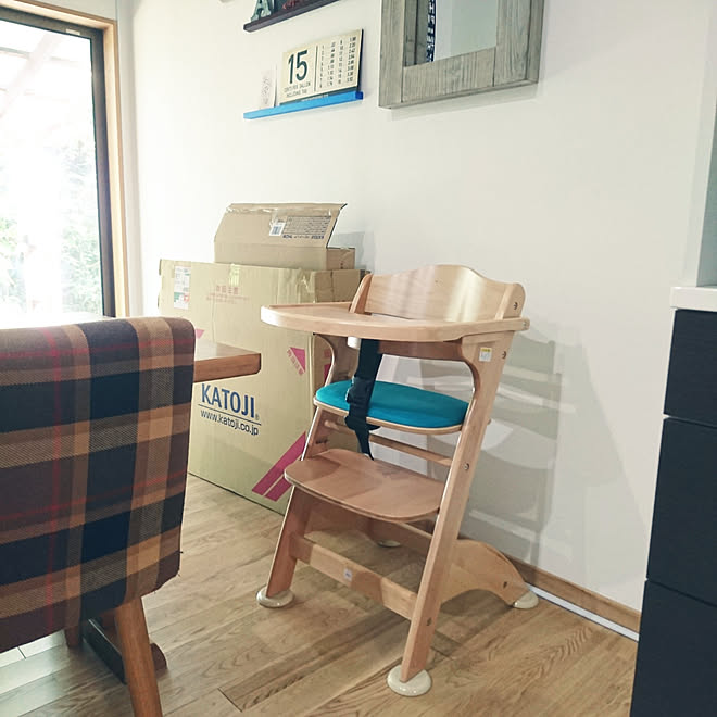 ファニカ ベビーチェア ファニカ ベビーチェア キッチン カトージのインテリア実例 17 09 30 10 28 37 Roomclip ルームクリップ