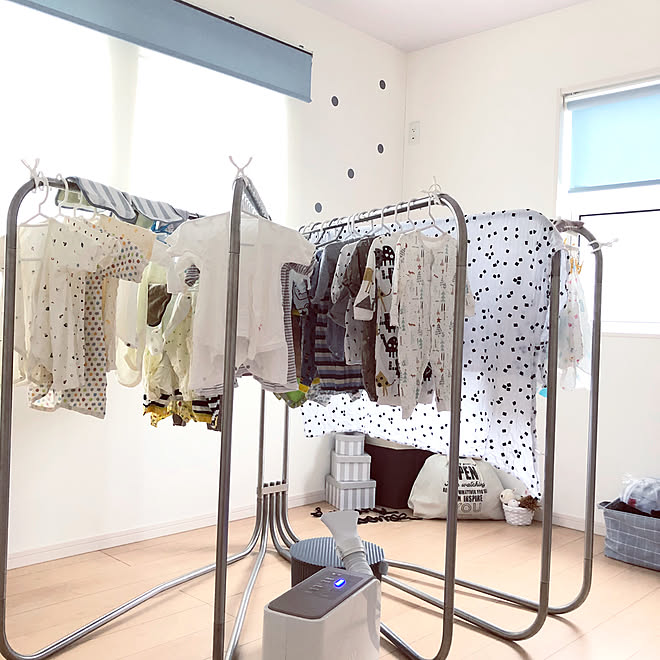 洗濯部屋 ロールスクリーン 布団乾燥機 水通し 暮らしを変えたもの などのインテリア実例 01 29 11 00 07 Roomclip ルームクリップ