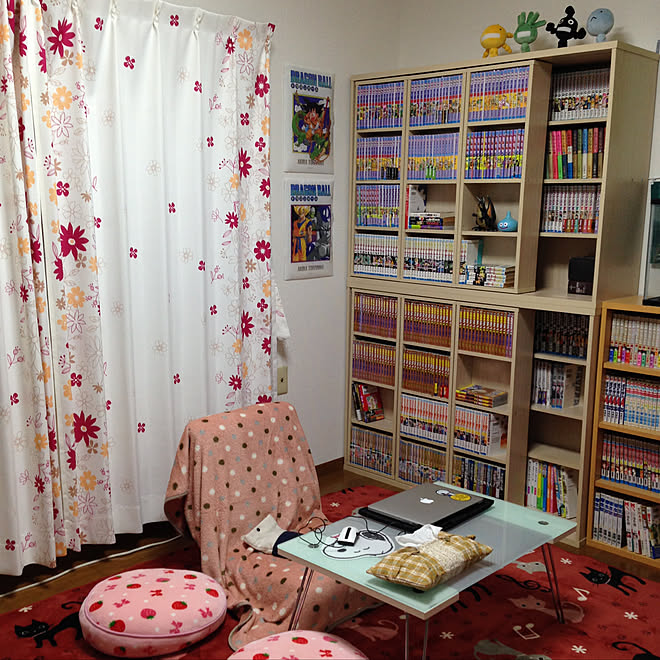 部屋全体 フィギュア棚 あかちゃんのいる部屋 漫画 漫画部屋 などのインテリア実例 18 10 18 13 25 00 Roomclip ルームクリップ
