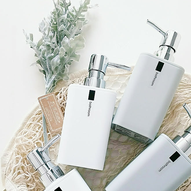 1805新商品/ダイソー/バスルームポンプ/350ml/やっとGETできた(´;ω;`)...などのインテリア実例 - 2018-06-13 15:07:16
