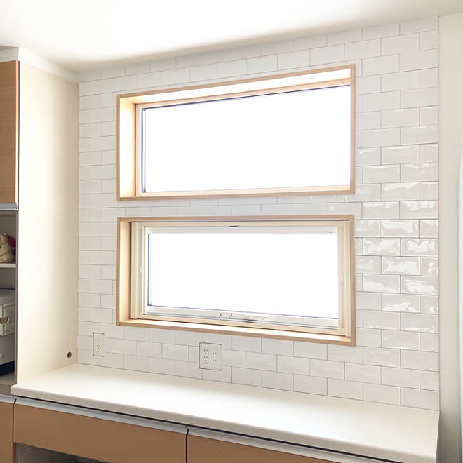 リフォーム マイホーム ブログやってます U アクセントクロス キッチン などのインテリア実例 22 02 12 23 48 55 Roomclip ルームクリップ