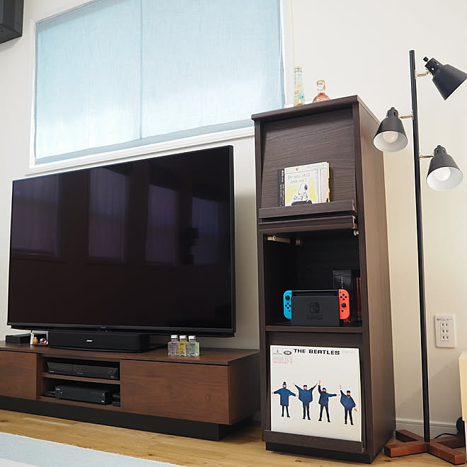 棚/ゲーム機収納/北欧/北欧テイスト/北欧インテリア&hellip;などのインテリア実例 20200813 204726