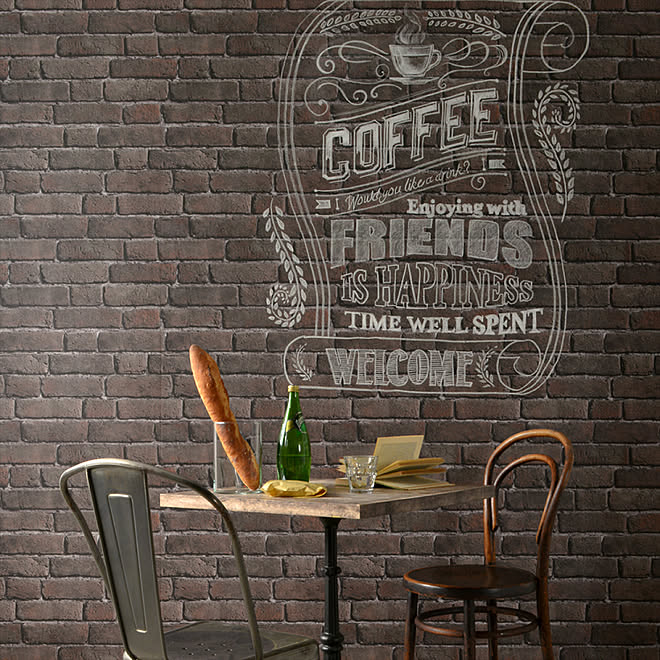 チョークアート 輸入壁紙 レンガ カフェ風 ブルックリン風 などのインテリア実例 18 07 31 17 04 44 Roomclip ルームクリップ チョークアート 輸入壁紙 レンガ カフェ風 ブルックリン風 などのインテリア実例 18 07 31 17 04 44 Roomclip ルームクリップ
