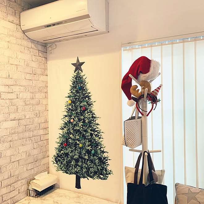 クリスマス/グレーの壁/新築一戸建て/オール電化住宅/白...などのインテリア実例 - 2019-11-14 13:52:45