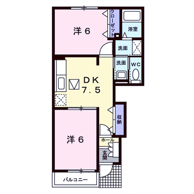大東建託/間取り/2人暮らし/2DK/賃貸アパート&hellip;などのインテリア実例 20200615 205012 ｜ RoomClip