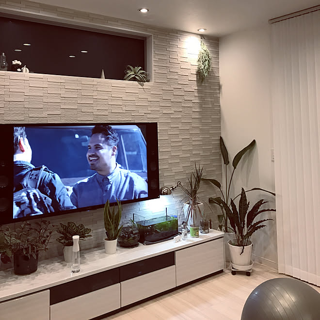棚 観葉植物 壁掛けテレビ Sony シンプルモダンに憧れる などのインテリア実例 18 09 16 21 03 56 Roomclip ルームクリップ 棚 観葉植物 壁掛けテレビ Sony シンプルモダンに憧れる などのインテリア実例 18 09 16 21 03 56 Roomclip ルームクリップ