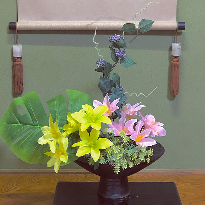 雑貨 100均 ダイソー 部屋全体 床の間のインテリア実例 06 18 14 51 42 Roomclip ルームクリップ