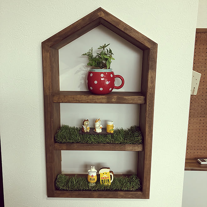 雑貨 人工芝 ニッチ 棚のインテリア実例 07 22 17 04 14 Roomclip ルームクリップ