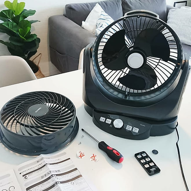 部屋全体 山善 山善サーキュレーター 山善アンバサダー くらしのeショップ などのインテリア実例 19 07 02 08 53 52 Roomclip ルームクリップ