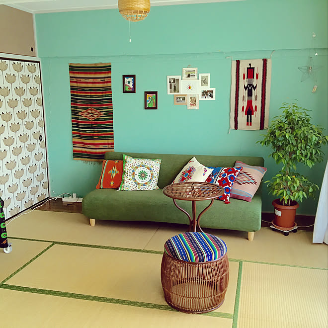 壁紙屋本舗さんのペンキ 和室を楽しむ 団地を楽しむ Diy 部屋全体のインテリア実例 19 12 09 17 52 35 Roomclip ルームクリップ