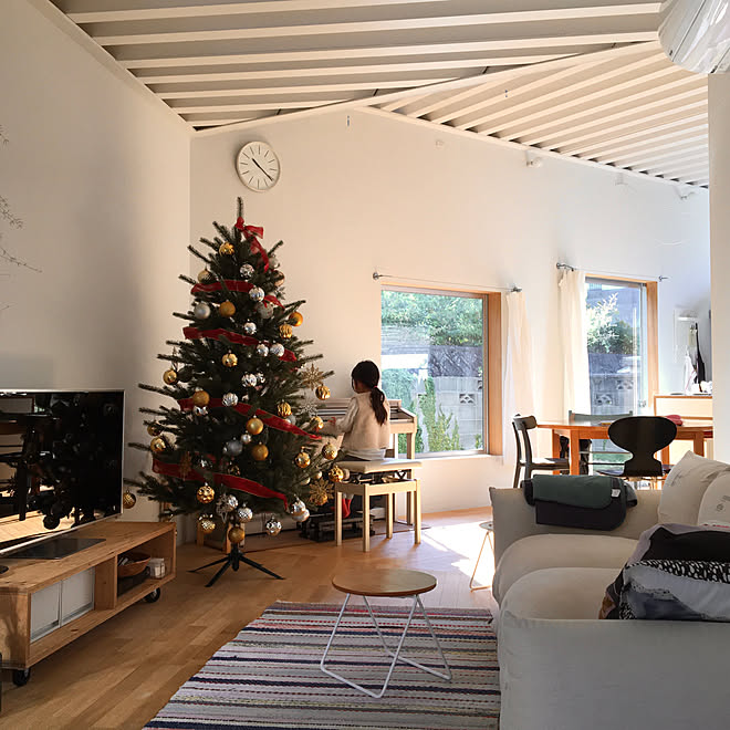 クリスマスツリー クリスマス Ikea Diy 無印良品 などのインテリア実例 11 15 10 30 07 Roomclip ルームクリップ